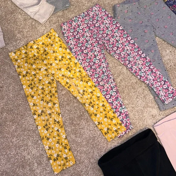 16 piece Toddler Girl Size 3T Pants Bundle - Picture 6 of 13